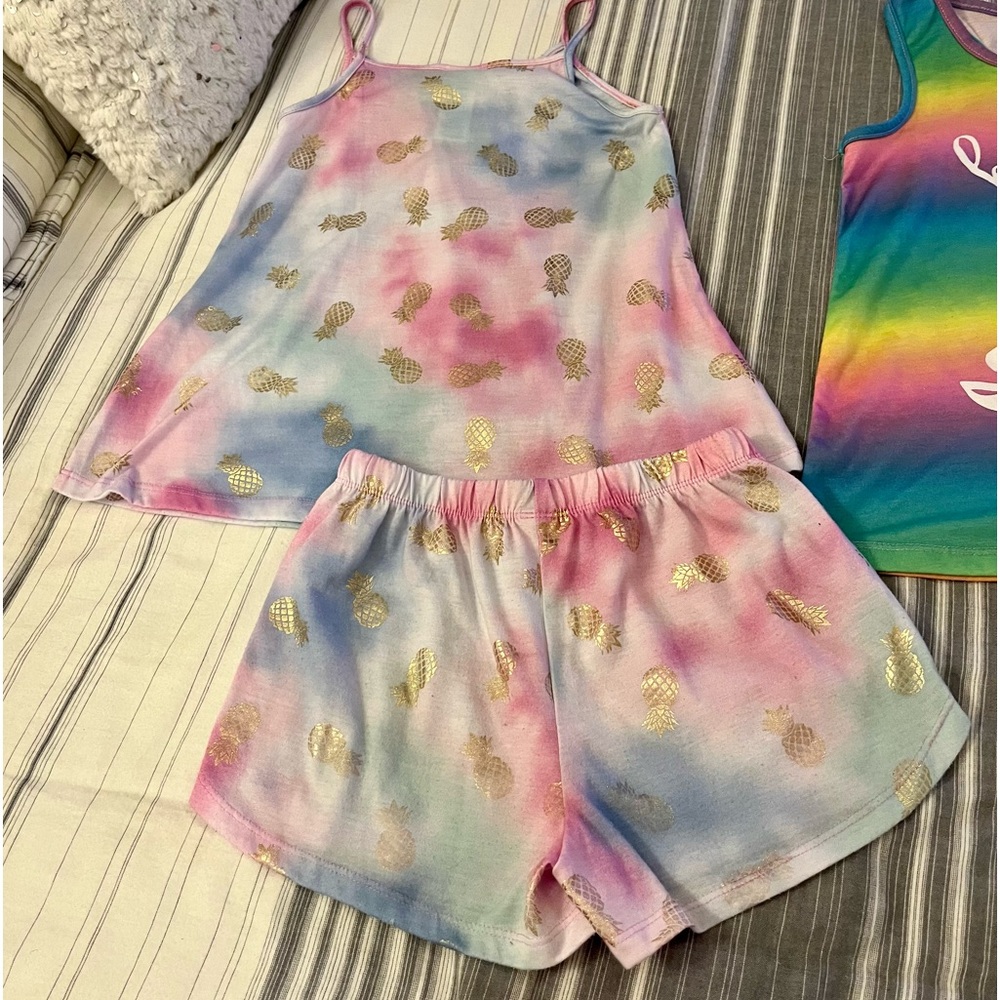 2 LITTLE GIRLS SIZE 7/8 2-PIECE PAJAMAS SET - Picture 8 of 10